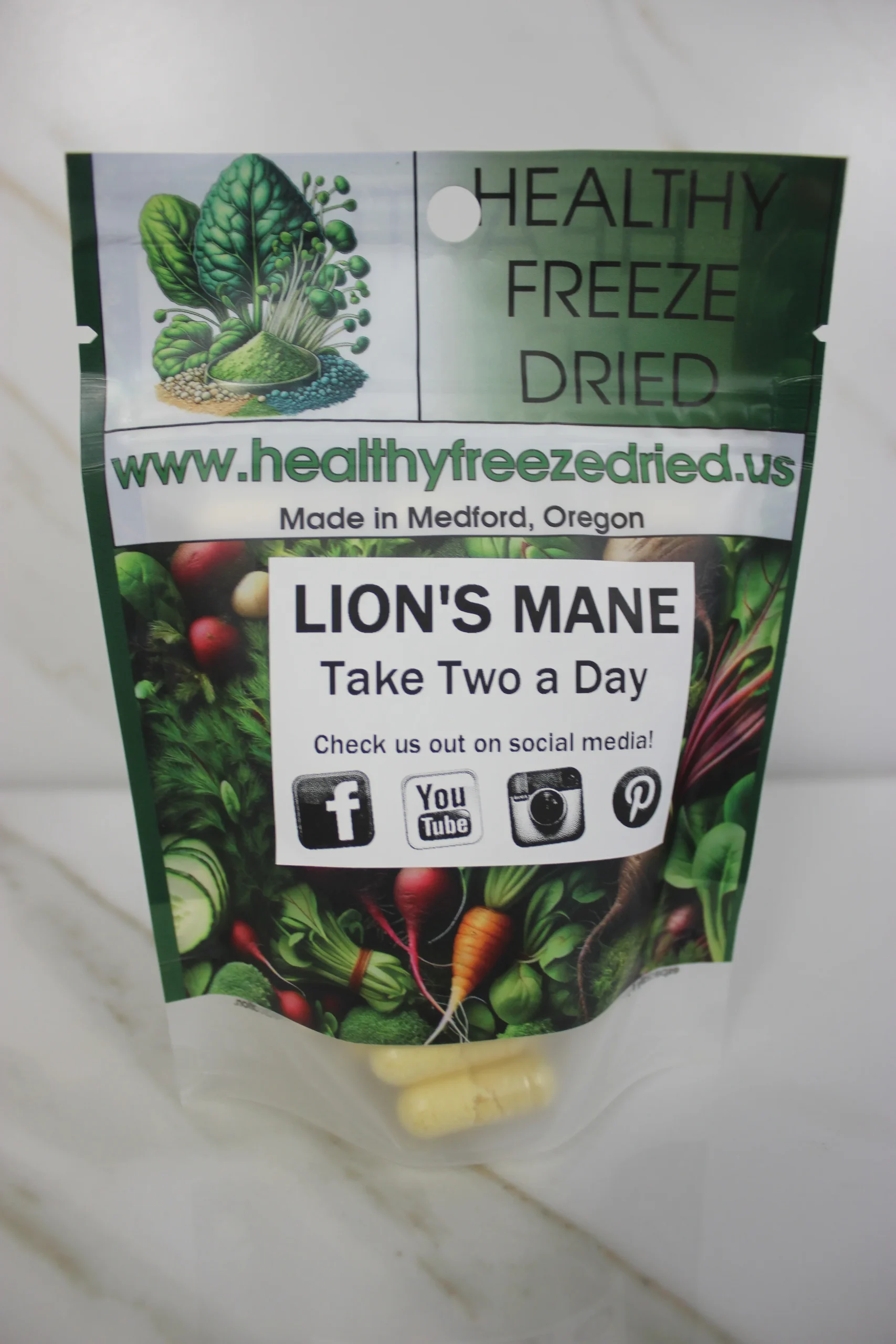 Healthy Freeze Dried Lion's Mane Mushroom