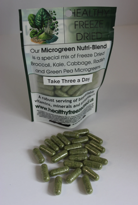 Freeze-Dried Microgreens Nutrition Locked In