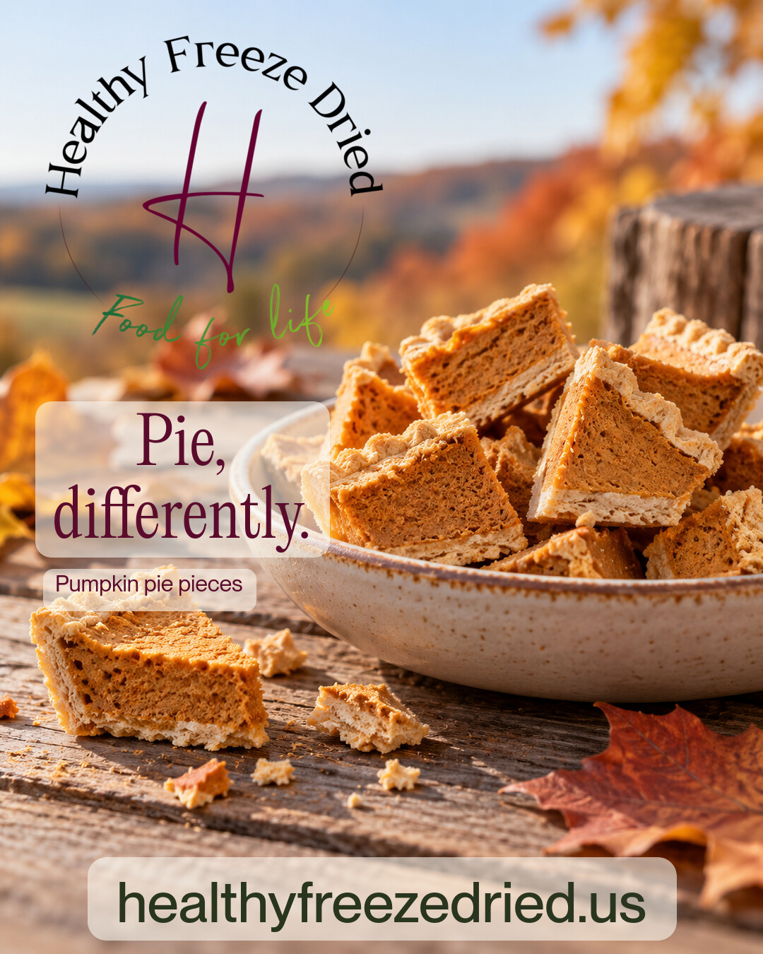 Pumpkin pie pieces – first test